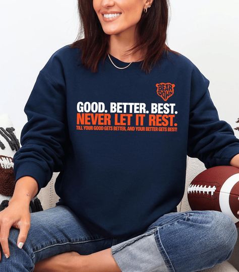 Discover Chicago Football Shirt or Sweatshirt, Chicago Touch Down Fan Shirt