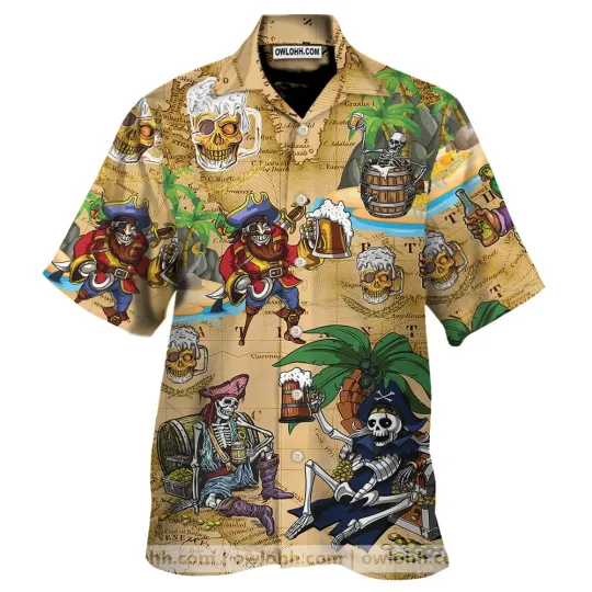 Discover Skull Hawaiian Shirt For Men Women