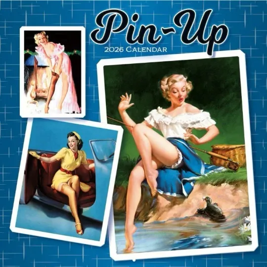 Discover Turner  Pin-Up  2026 12 Month Wall Calendar