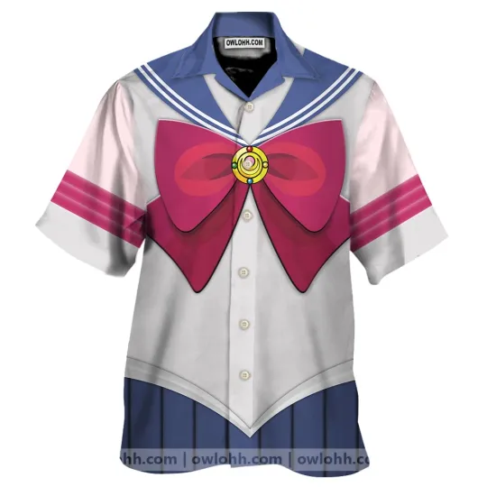 Sailor Moon Hawaiian Shirt For Men Women
