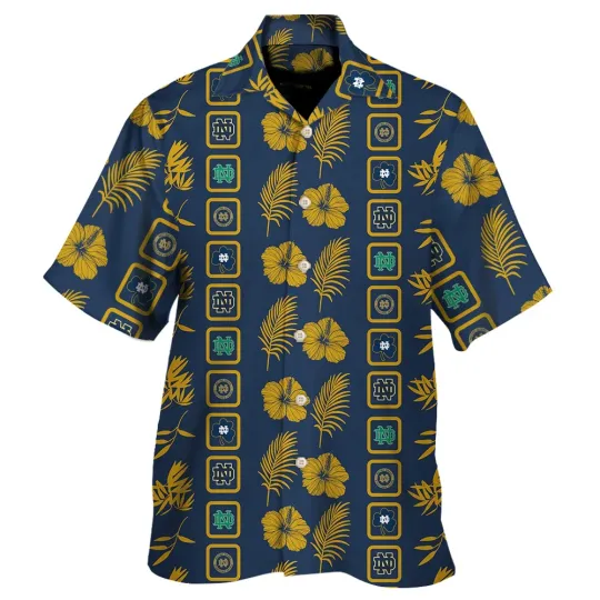 Discover ND Fighting Irish Hawaiian Shirt For Men Women