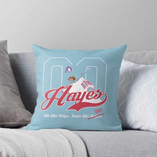 Major League Movie Willie Mays Hayes from Major League  Pillow