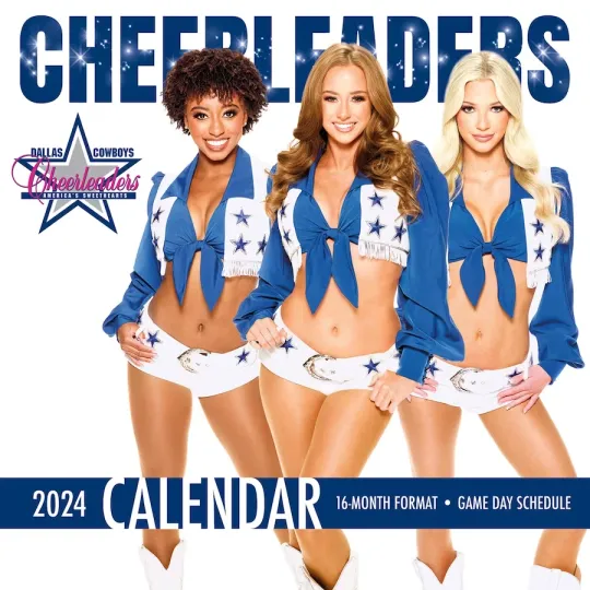 Discover Dallas Football Cheerleaders 2026 16 Month Wall Calendar