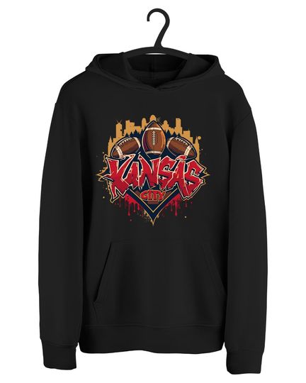 Discover Kansas City Football Hoodie
