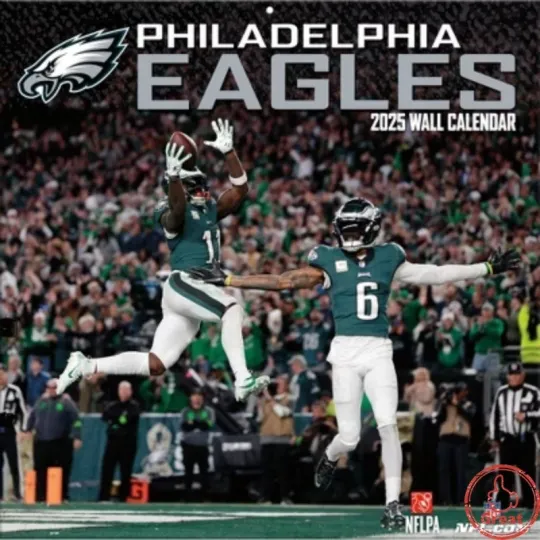 Discover football Philadelphia 2026  Team Wall Calendar