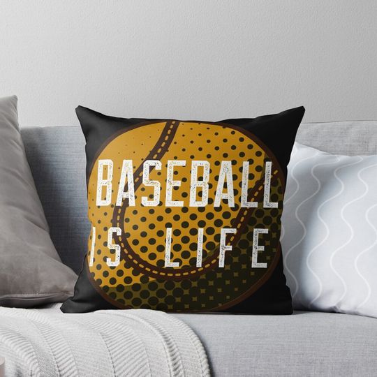 Baseball fever in the air, baseball is life Pillow