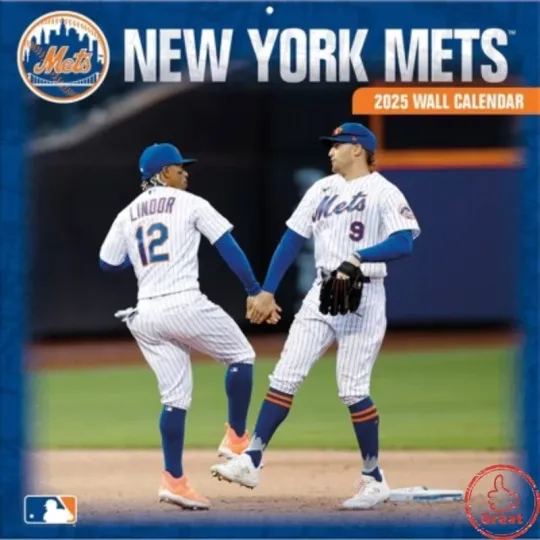 Discover New York Baseball 2026  Team Wall Calendar