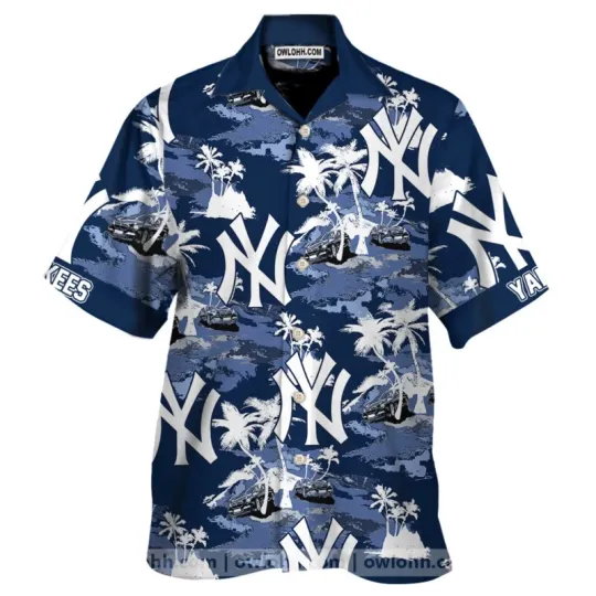 Discover New York Yankees Hawaiian Shirt Baseball Summer Shirt