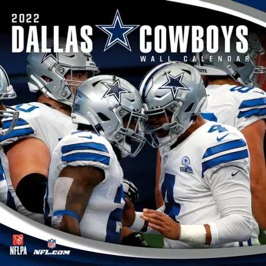 Discover Dallas Football 2022 WALL CALENDAR