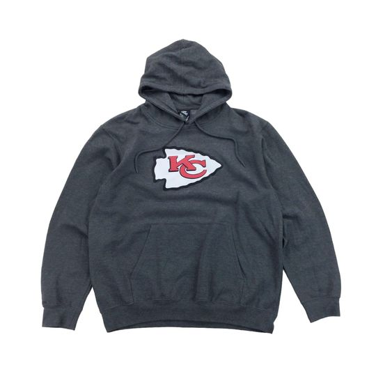Modern Y2K football Kansas City Chiefs Hoodie - Large Size Men Pullover Male Jumper pre-owned