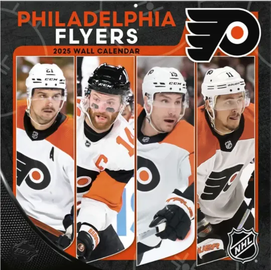 Discover Philadelphia Hockey 2025 WALL CALENDAR