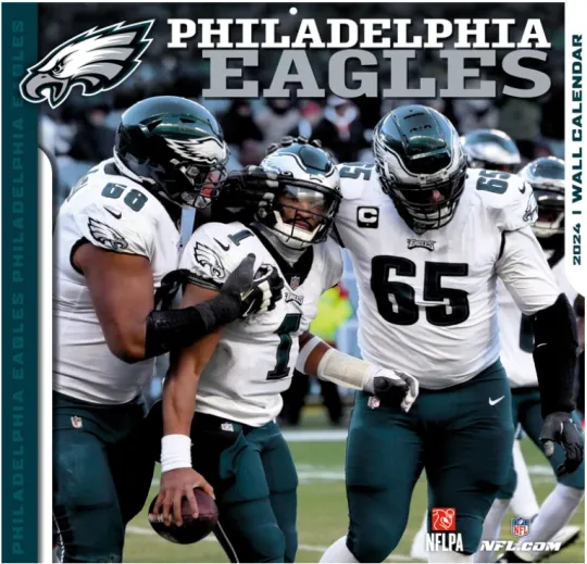 Discover Philadelphia Football 2024 WALL CALENDAR