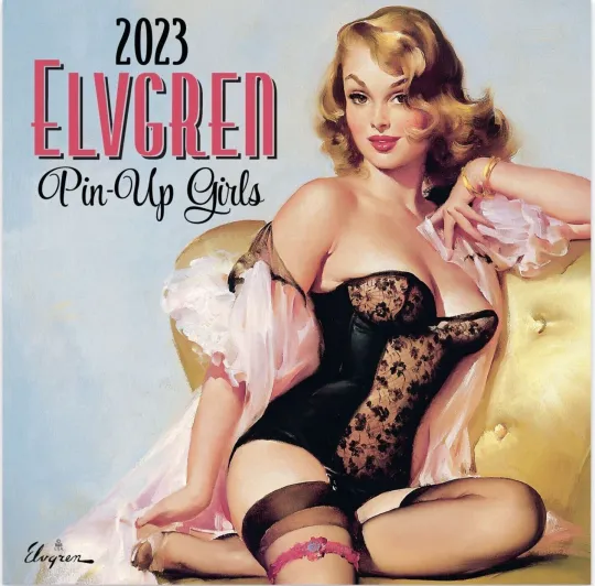 Discover Gil Elvgren Pin-Up Girls 2023 Wall Calendar