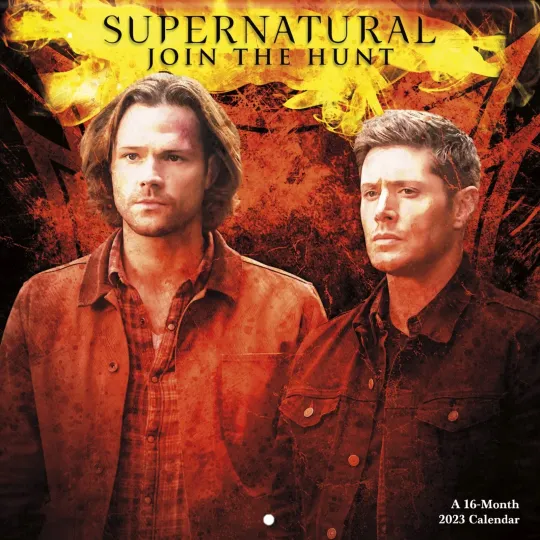 Discover Supernatural Join The Hunt  2023  Wall Calendar