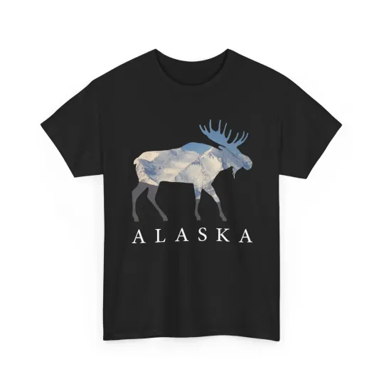Discover Alaska Shirt, Alaskan Moose Wildlife Nature Lovers Women Men T-Shirt