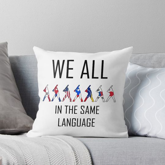 Discover We All Swing In The Same Language Pillow