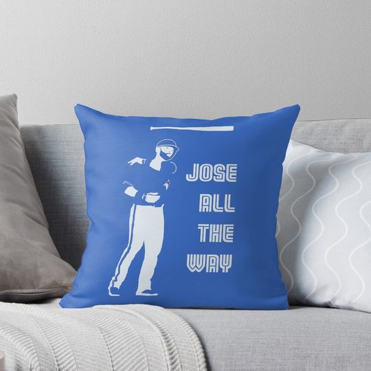 Jose Bautista Bat Flip  Pillow