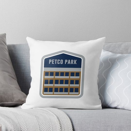 Discover Petco Park Illustration Pillow