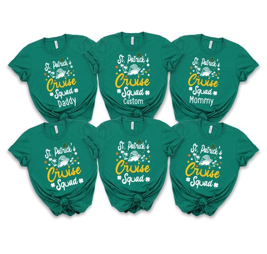 Discover St Patrick's Day Cruise Squad 2025 Shirt: Matching Group Tee