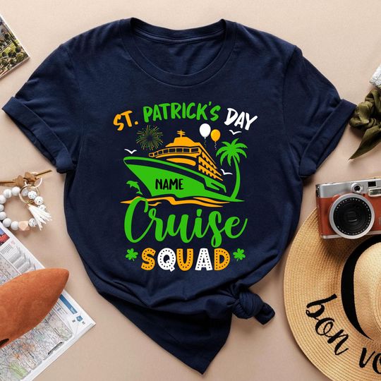 Discover St Patricks Day Cruise Squad Shirt, Cruise Saint Patricks Shirt, St Paddys Day Cruise Shirt, Saint Pattys Day Cruise Gift, Cruise 2025 Shirt