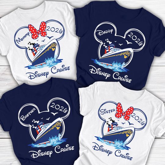Discover Disney Cruise Shirt 2026, Custom Disney Cruise Shirts, Disney Cruise Name and Year Shirts, Disney Cruise Family Shirt, Disney Trip Shirts