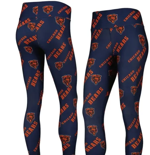 NEW Women's Chicago Bears Concepts Sport Navy Breakthrough Print Knit Sleep M