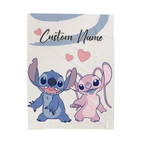 Discover Personalized Disney Stitch Angle Valentine, Gift For Friends, Couple V15
