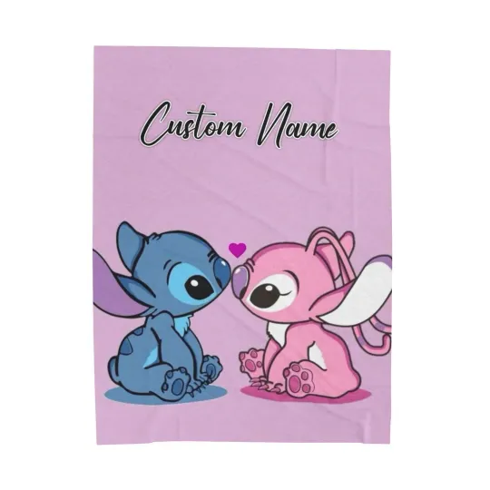 Discover Personalized Disney Stitch Angle Valentine, Gift For Friends, Couple V10