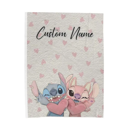 Discover Personalized Disney Stitch Angle Valentine, Gift For Friends, Couple V12