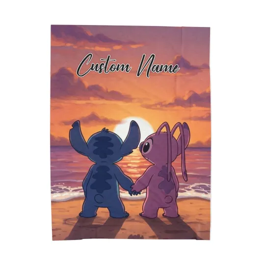 Discover Personalized Disney Stitch Angle Valentine, Gift For Friends, Couple V4