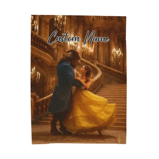 Discover Personalized Disney Beauty And The Beast Valentine, Gift For Friends, Couple V11
