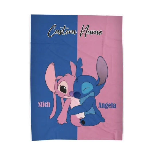 Discover Personalized Disney Stitch Angle Valentine, Gift For Friends, Couple V3