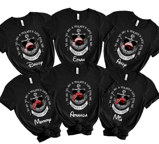 Discover Disney Pirate Family 2026 Shirt, Disney Cruise 2026 Shirt, Disney Pirate Shirt, Minnie Pirate Shirt, Mickey Pirate Shirt, Disney 2026 Pirate