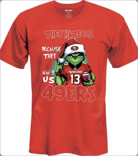 Christmas Funny Character 49ers Men's T-Shirt