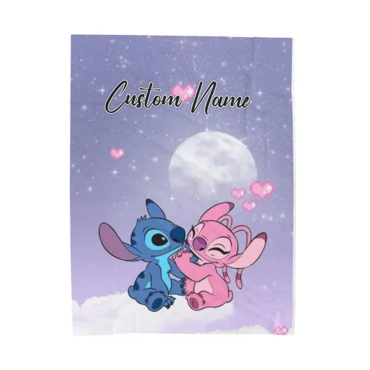 Discover Personalized Disney Stitch Angle Valentine, Gift For Friends, Couple V1