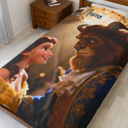 Discover Personalized Disney Beauty And The Beast Valentine, Gift For Friends, Couple V16