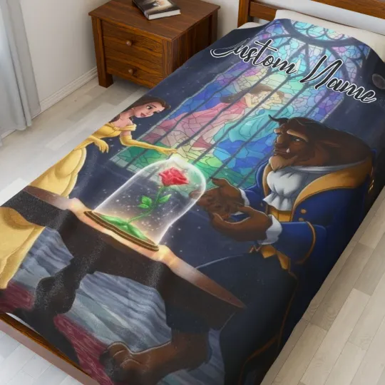 Discover Personalized Disney Beauty And The Beast Valentine, Gift For Friends, Couple V3