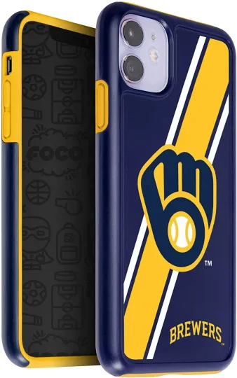 Discover Milwaukee Brewers Dual Hybrid Case for iPhone 11 & XR (6.1")