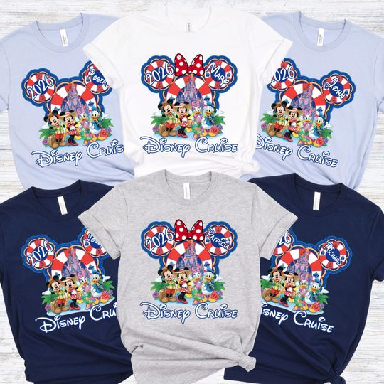 Discover Custom 2026 Disney Cruise Family Matching Shirts, Comfort Color Disney Cruise Tees, Disney Cruise T-shirt, Custom Disney Cruise Group Shirt