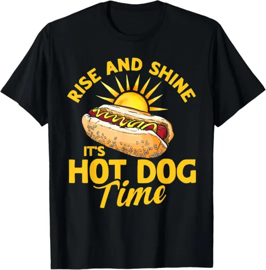 Discover Hot Dog Adult Humor It's Hot Dog Time T-Shirt