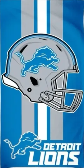 Discover Detroit Lions Fiber Beach Towel