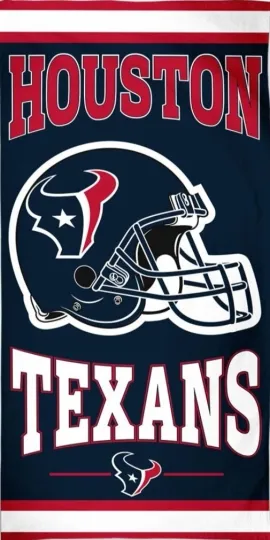 Discover Houston Texans Fiber Beach Towel