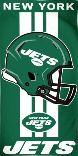 Discover New York Jets Pride Beach Towel 30" x 60"