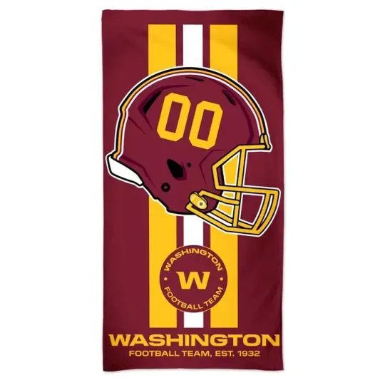 Discover Washington Commanders Beach Towel