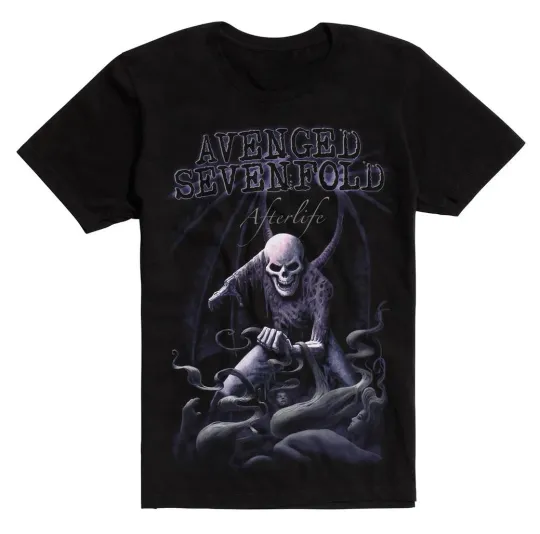 Discover Avenged Sevenfold AFTERLIFE DEMON T-Shirt NWT Authentic & Licensed
