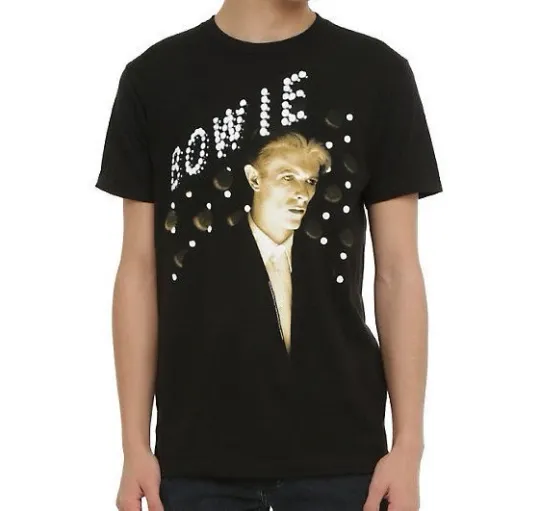 Discover David Bowie Lights T-Shirt 100% Authentic & Official
