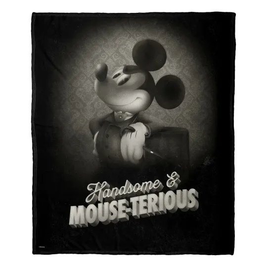Discover Disney Mickey Mouse Mouseterious Fleece Blanket