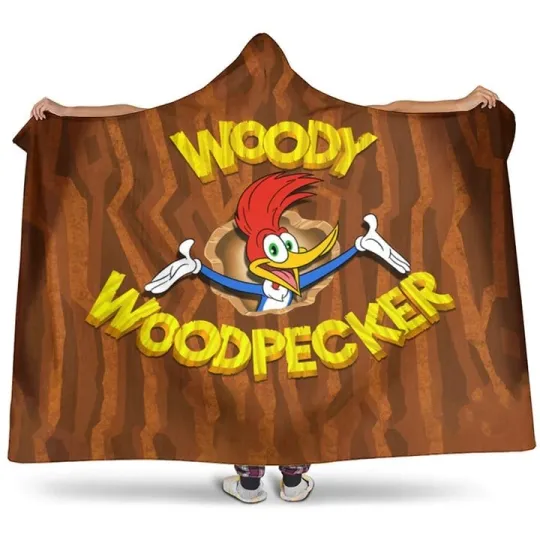 Discover Woody Woodpecker Poster 8 3D Full Printing Hooded Blanket