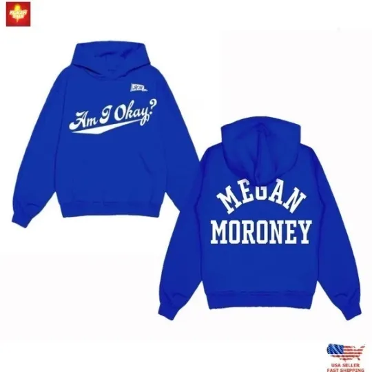 Discover MEGAN MORONEY AM I OKAY TOUR MERCH, REPRINT HOODIE