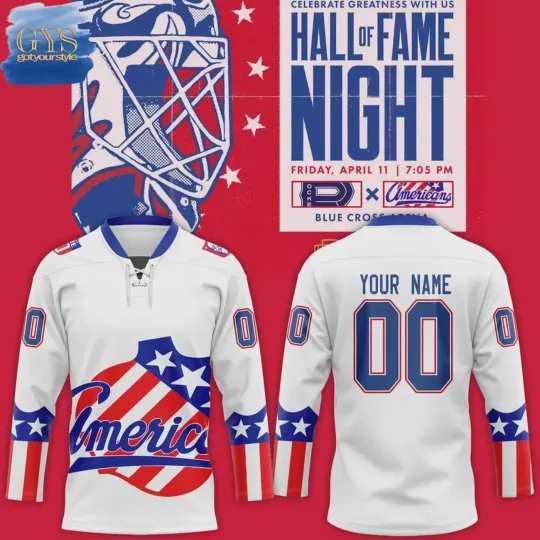 Discover Rochester Americans Hall Of Fame Night Limited Edition Hockey Jersey Fullsize